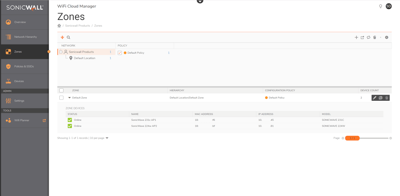 WiFi Cloud Management