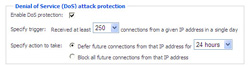 Denial of Service Attack Protection