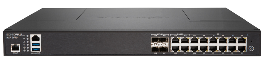 SonicWall NSA 2650 Network Security Appliance