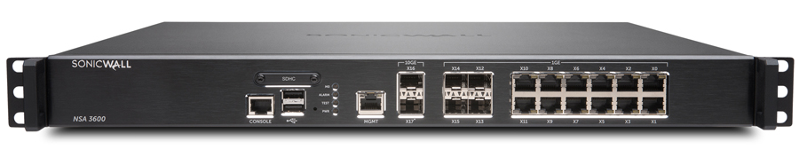 SonicWall NSA 3600 Network Security Appliance