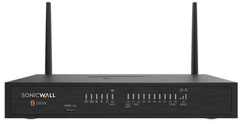 TZ 380 Series delivers industry-validated security effectiveness with
best-in-class price-performance.